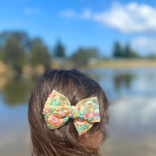 Botanical Garden Hair Bow